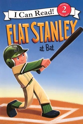 Flat Stanley at Bat