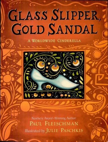 Glass Slipper, Gold Sandal