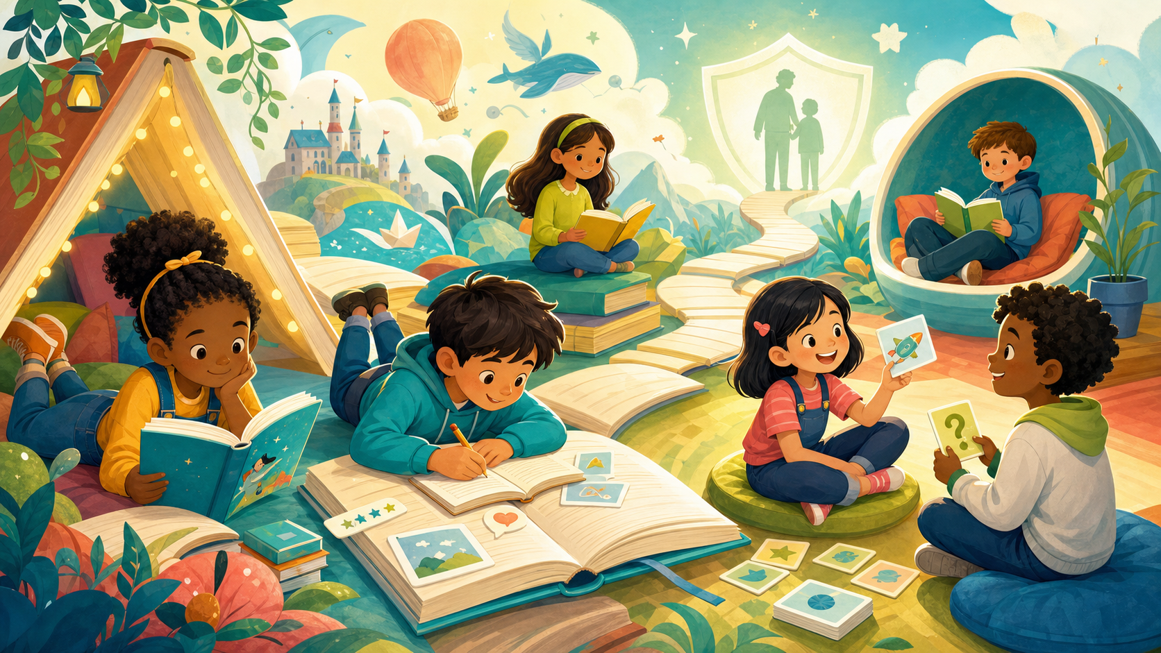 KRKB kid-centered reading illustration